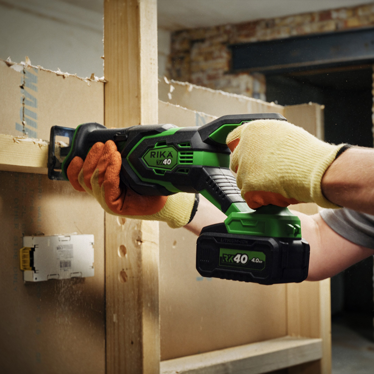 Rikä RK40 40V Cordless Reciprocating Saw | Brushless Motor | Body Only